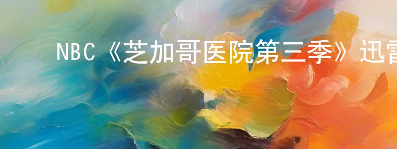 白文权发布NBC《芝加哥医院第三季》迅雷下载/在线观看/百度云-都市/情感-美剧天堂